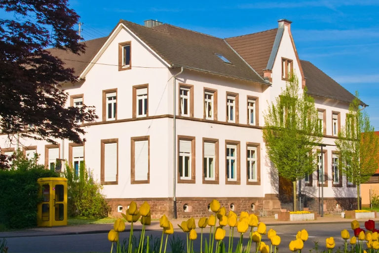 Detailansicht eingerüstet